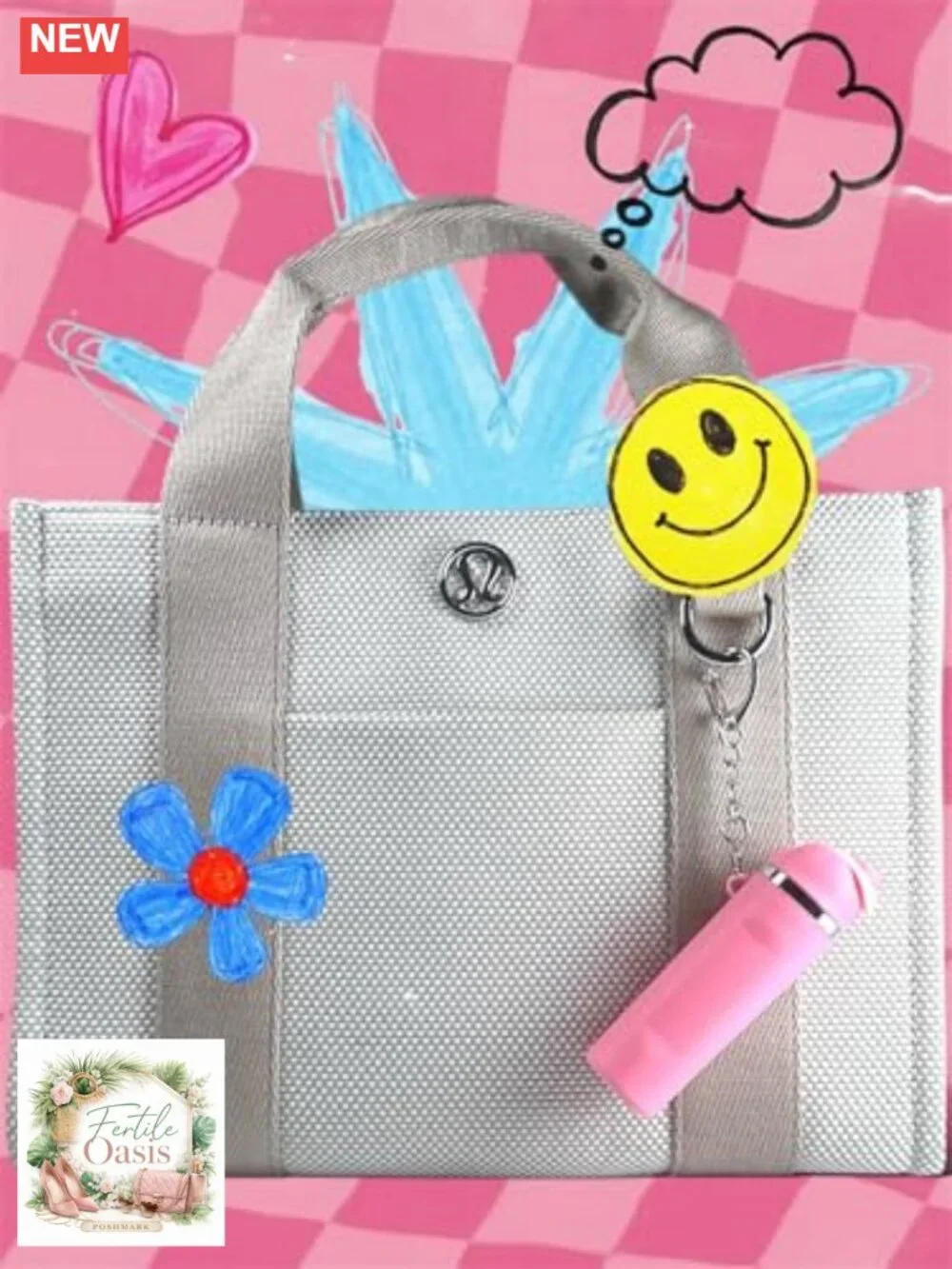 Plastic Tumbler Mini Keychain Lip Balm Holder Charm Key Ring Bottle Accessory